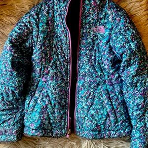 Northface Mossbud Reversible Jacket Youth Small 7/8